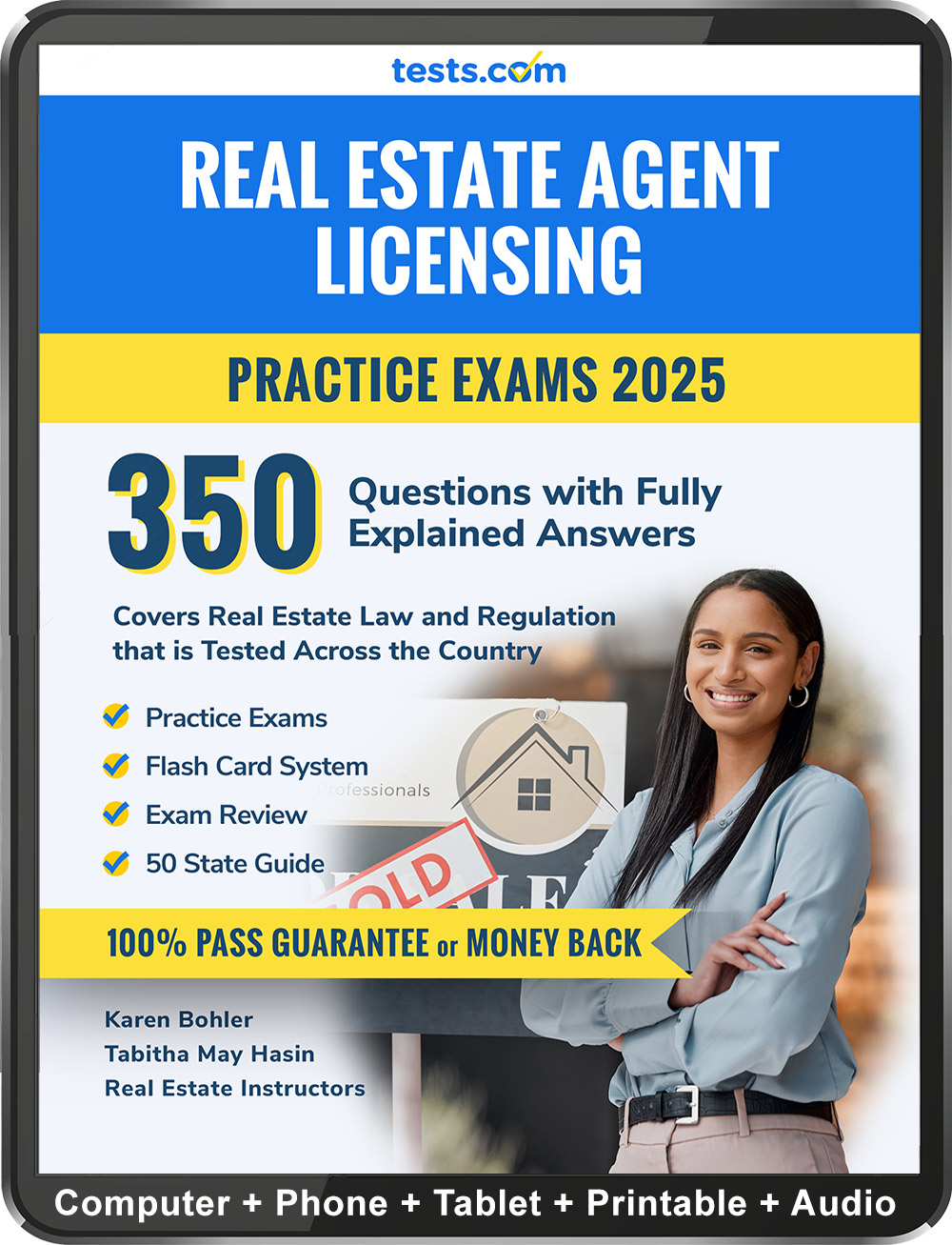 How do you practice for the real estate test?