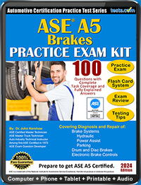 ASE A5 Practice Test - Brake Systems