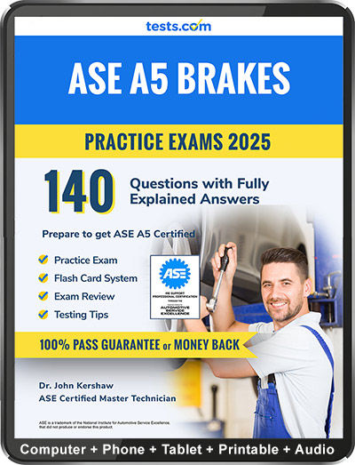 ASE A5 Brake Systems Practice Test