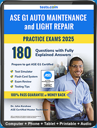 ASE-G1 Auto Maintenance Light Repair Practice Test Kit