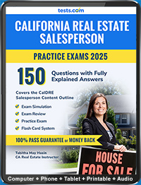 California Real Estate Agent Exam (CalDRE)