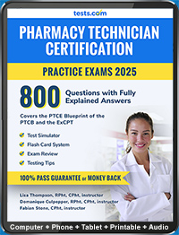 Pharmacy Technician Practice Exam