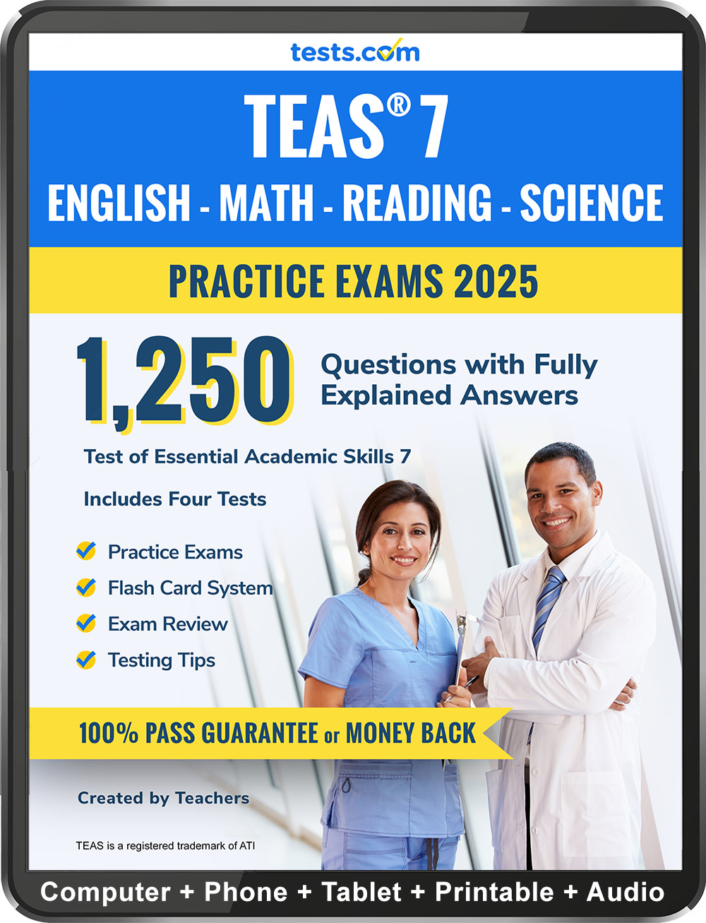 Complete Practice Test for the ATI TEAS 6, Nursing School Preparation
