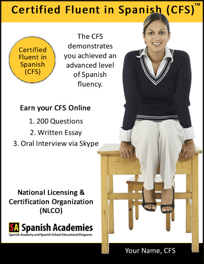 Spanish Fluency Certification