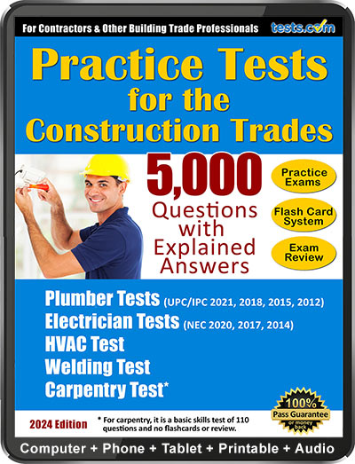 Construction Trades Practice Tests